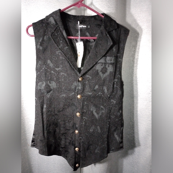 Black Men's Vest by Stafford - Picture 1 of 7